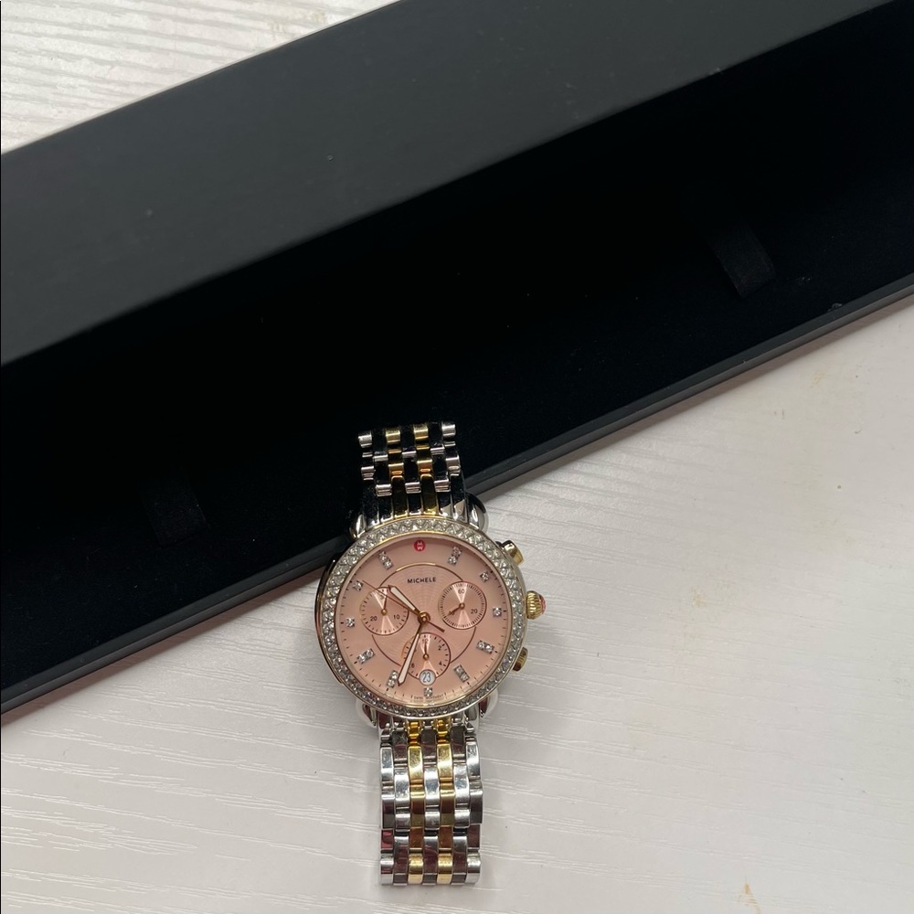 Authentic Michele Sidney Desert Rose Collection Women’s Watch